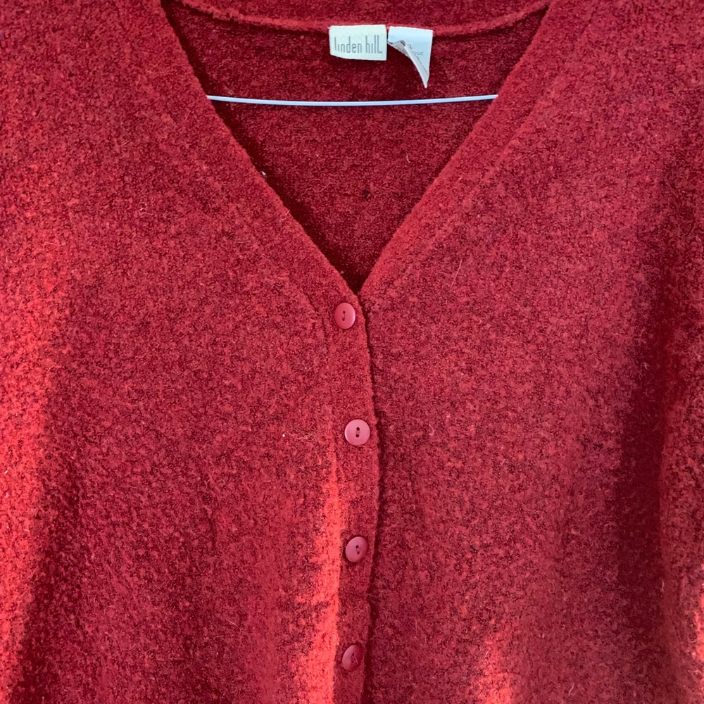 Red Cardigan - Picture 2 of 2